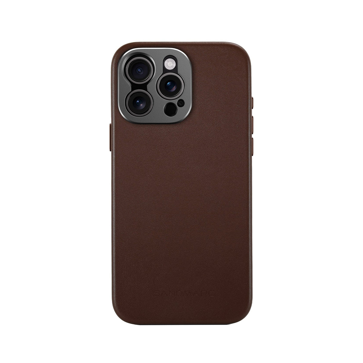 iPhone 16 Pro Max Leather Case - Brown - MagSafe Compatible - SANDMARC