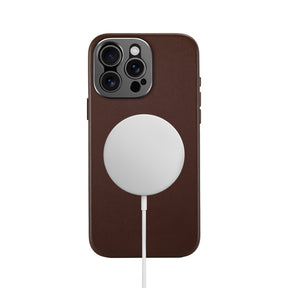 iPhone 16 Pro Max Leather Case - Brown - MagSafe Compatible - SANDMARC