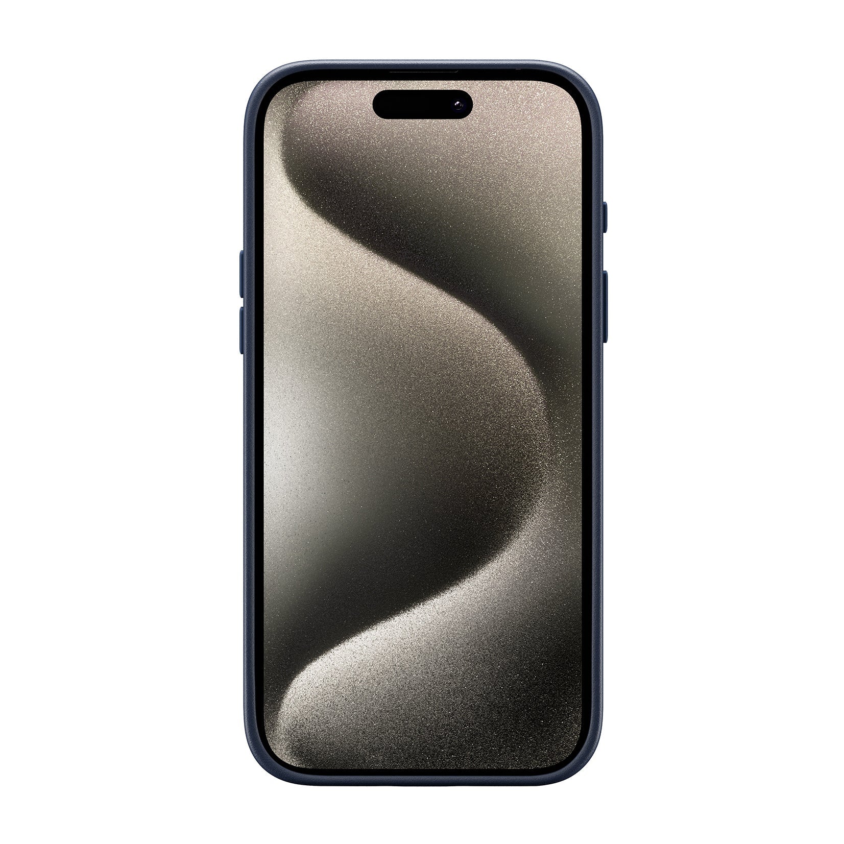 Leather Case - iPhone 16 Pro Max - Navy Front