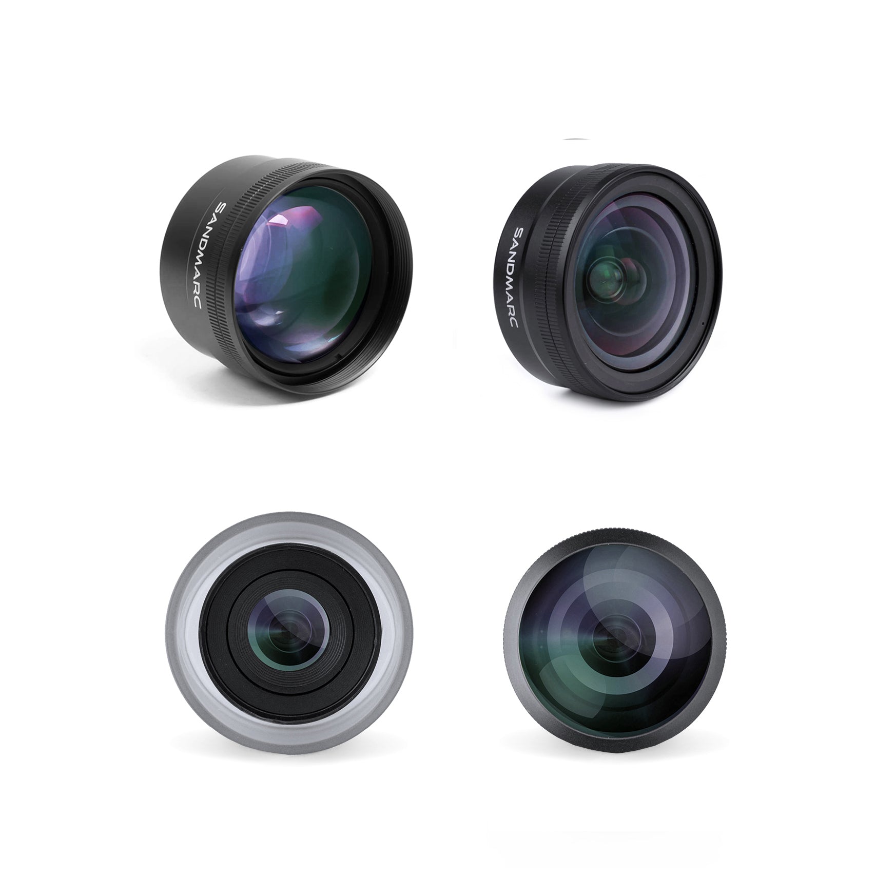 iPhone 16 Lens Kit - Telephoto, Macro, Wide & Fisheye - SANDMARC