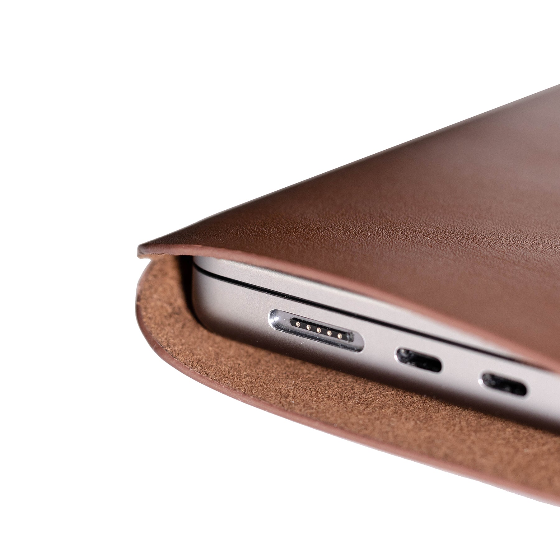 MacBook 14 & 13 Inch Leather Carrying Case - SANDMARC