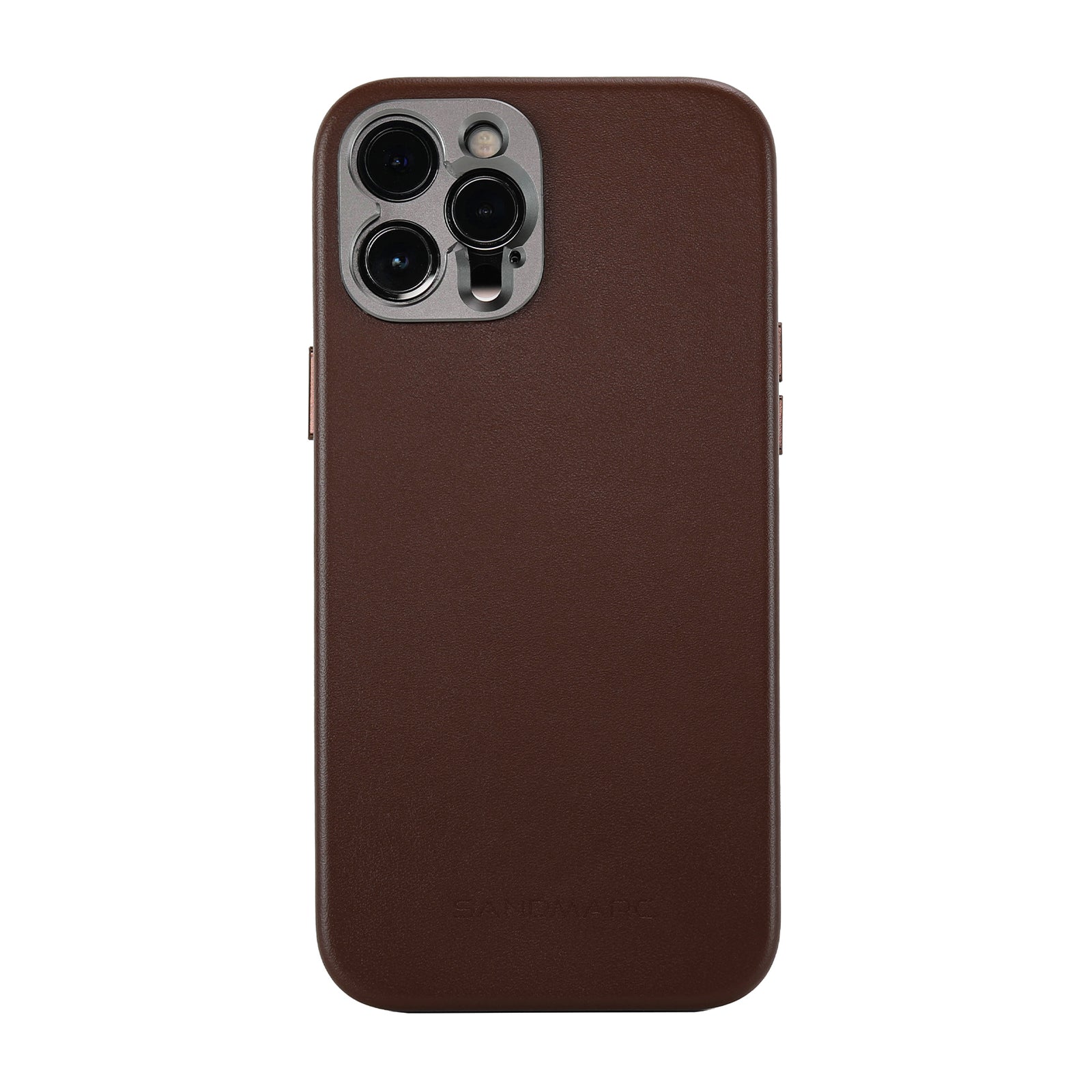 iphone 12 pro max leather case brown